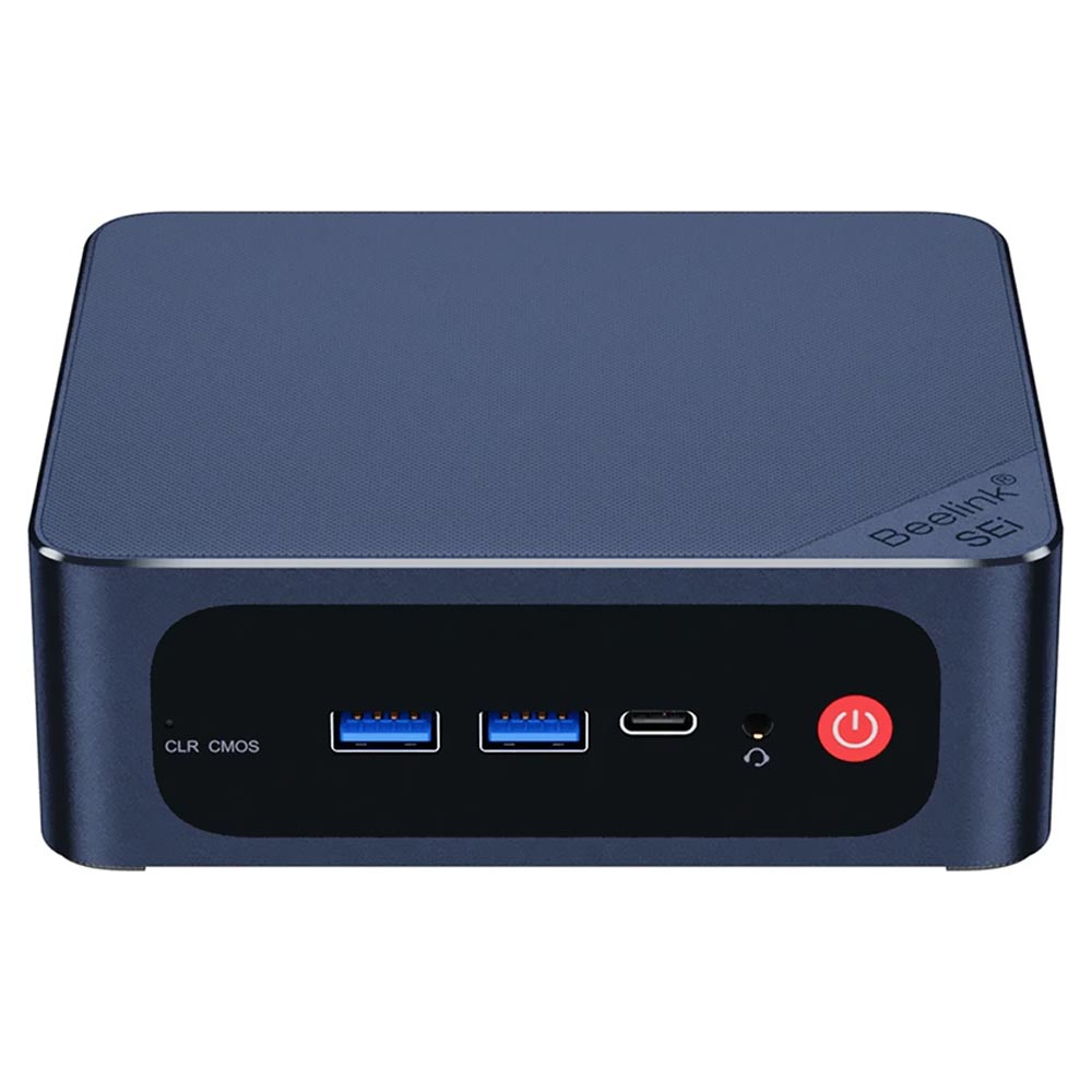 Foto do Produto Mini PC Beelink Mini S12 Alder Lake Intel N95 de 1.7GHz / 8GB de RAM / 256GB SSD - Navy Azul