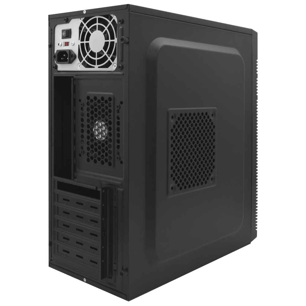 Foto do Produto Gabinete Kit Mtek DK04 Fonte 500W / Speaker / Mouse / Teclado espanhol - Preto