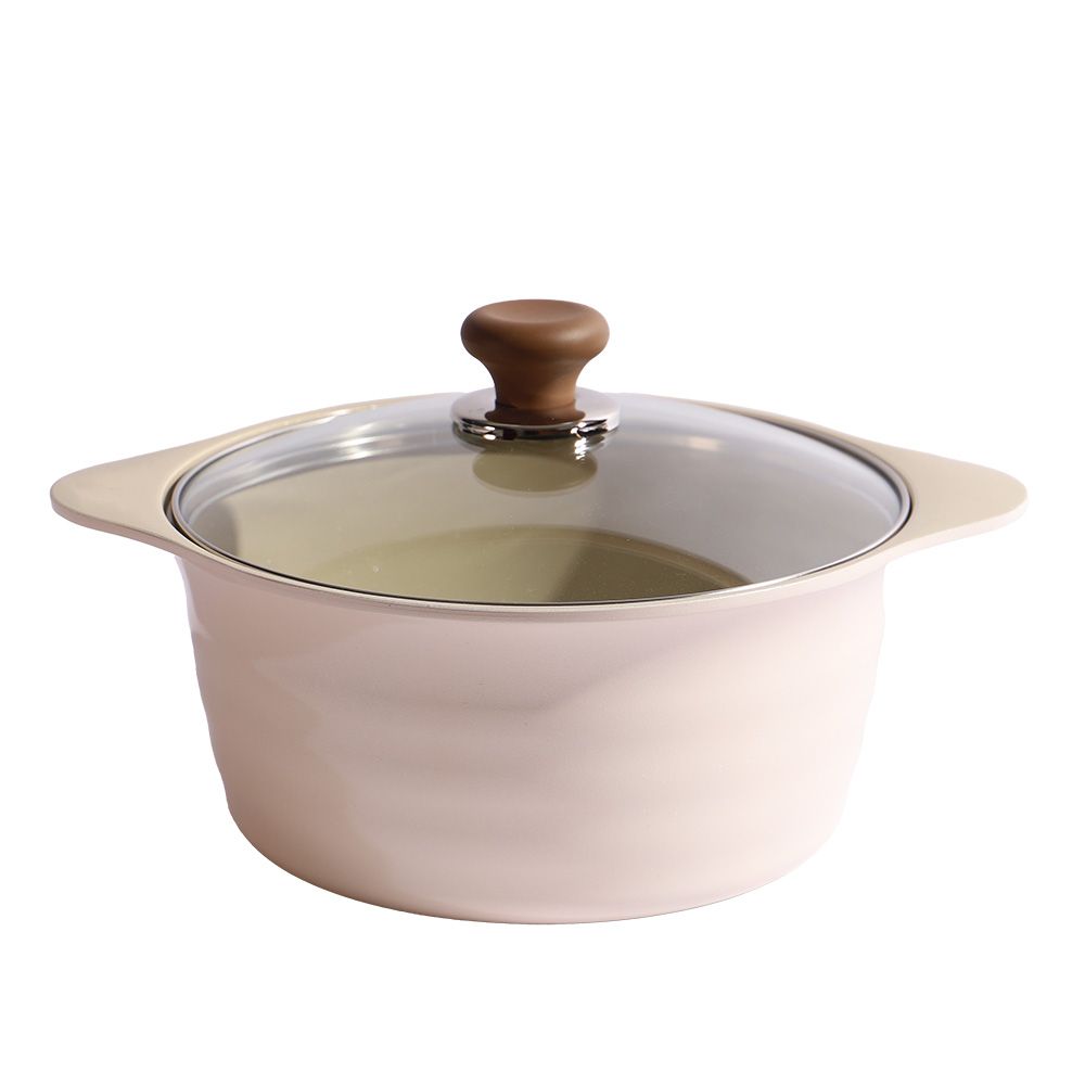 Foto do Produto ECORAMIC CACEROLA CERAMICA C/TAPA MARFIL 24CM