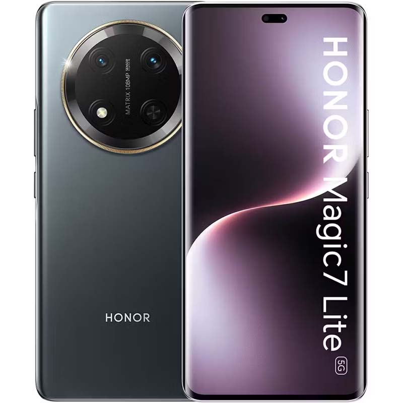 Foto do Produto Smartphone Honor Magic7 Lite BRP-NX1 DS 5G NFC 6.78" 12/512GB - Titanium Black