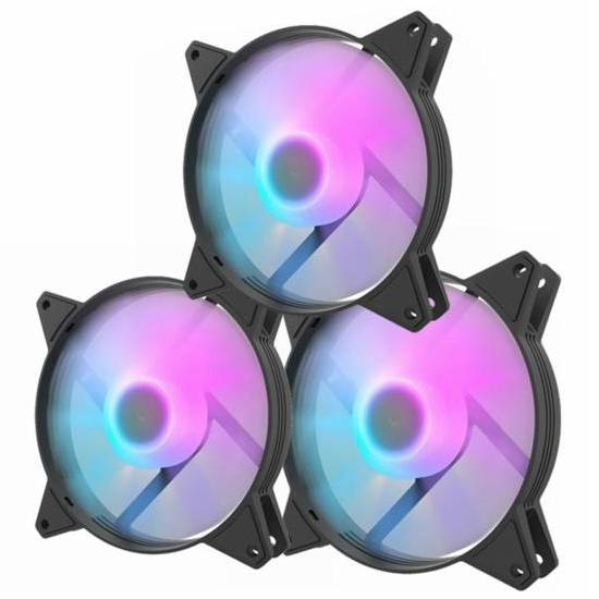 Foto do Produto Cooler Aigo DarkFlash C6MS Kit 3 em 1 RGB