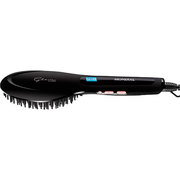 Foto do Produto Escova Alisadora Mondial Glam Pro EA-04 30W/230°C/220V - Preto