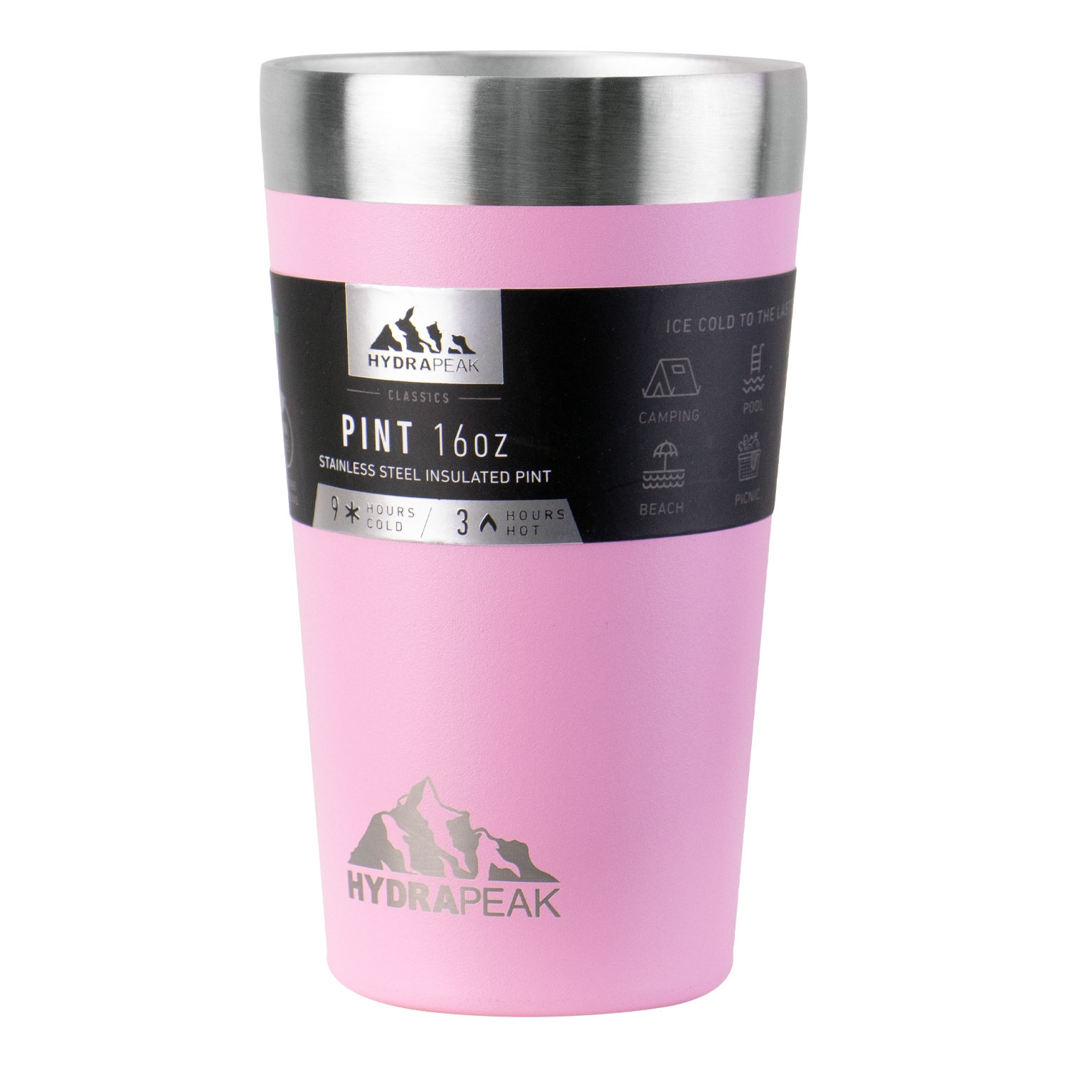 Foto do Produto Copo Térmico Hydrapeak HP-PINT-16 - 473ML - Rosa