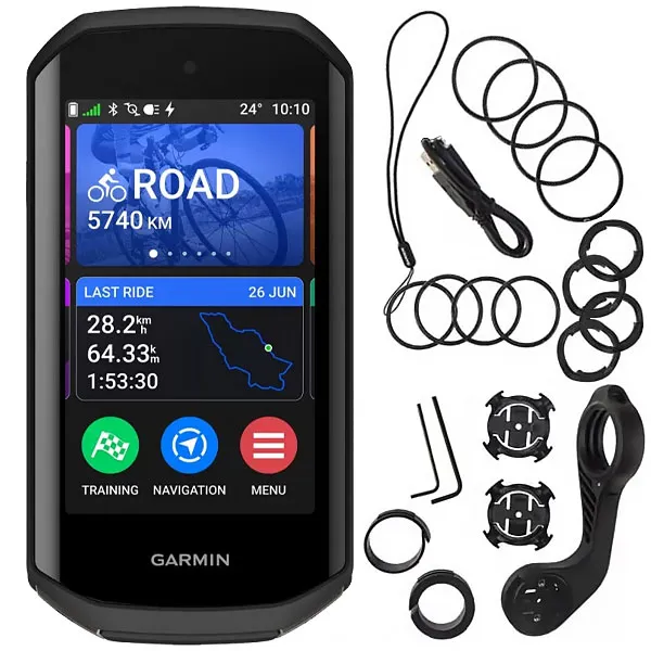 Foto do Produto GPS Esportivo Garmin Edge 1050 010-02890-00 com Wi-Fi/Bluetooth - Preto