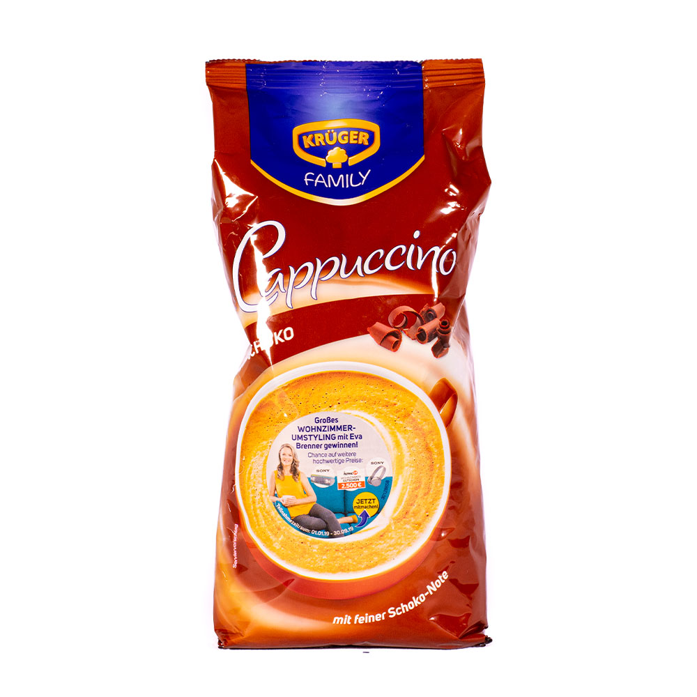 Foto do Produto CAFÉ CAPPUCCINO KRÜGER FAMILY CHOCOLATE 500GR