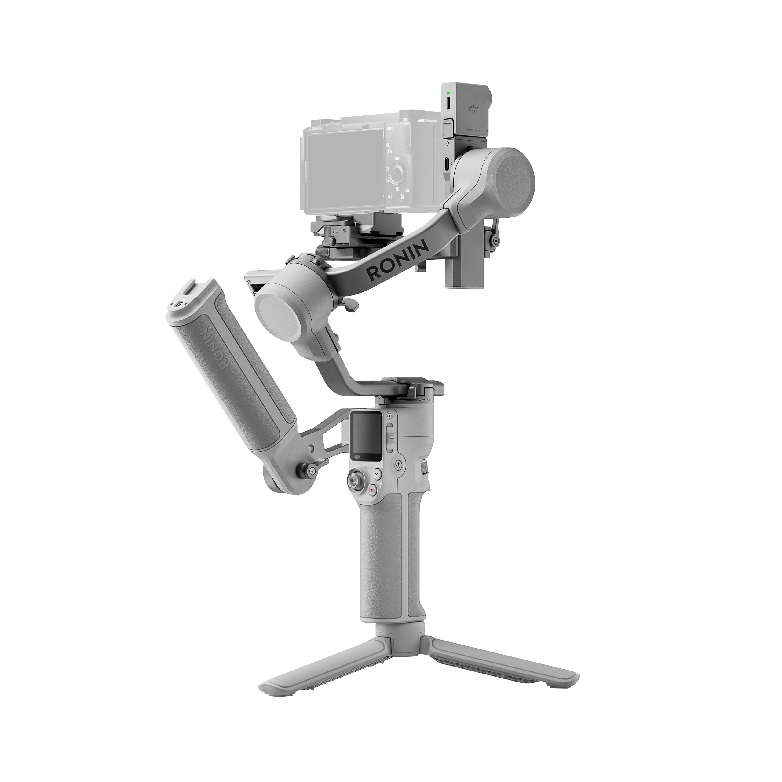 Foto do Produto Gimbal DJI RS 4 Mini Combo - Bluetooth - Tela de 1.8'' - Cinza