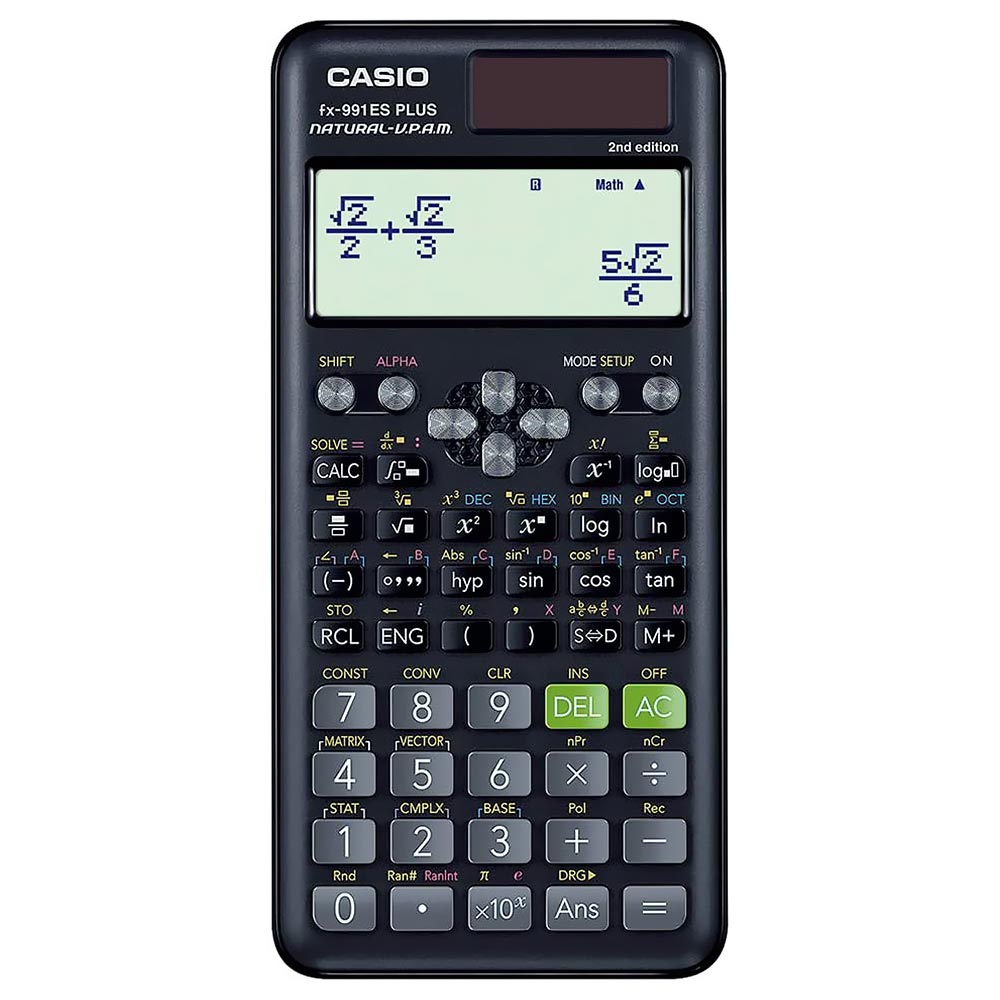 Foto do Produto Calculadora Cientifica Casio FX-991ES Plus 2ND Edition - Preto