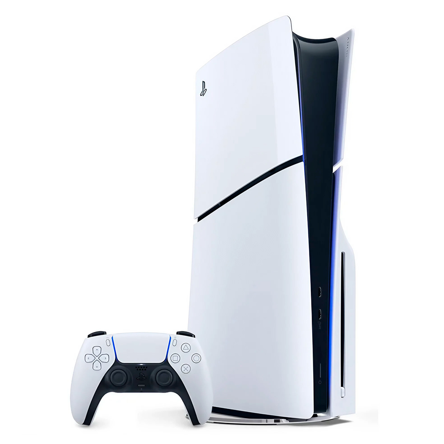 Foto do Produto Console Sony Playstation 5 CFI-2015A - 1TB - 4K - 1 Controle - Bivolt - Branco