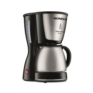 Foto do Produto CAFETEIRA MONDIAL DOLCE AROME INOX C-37-JI-30X PRETO 110V 152190
