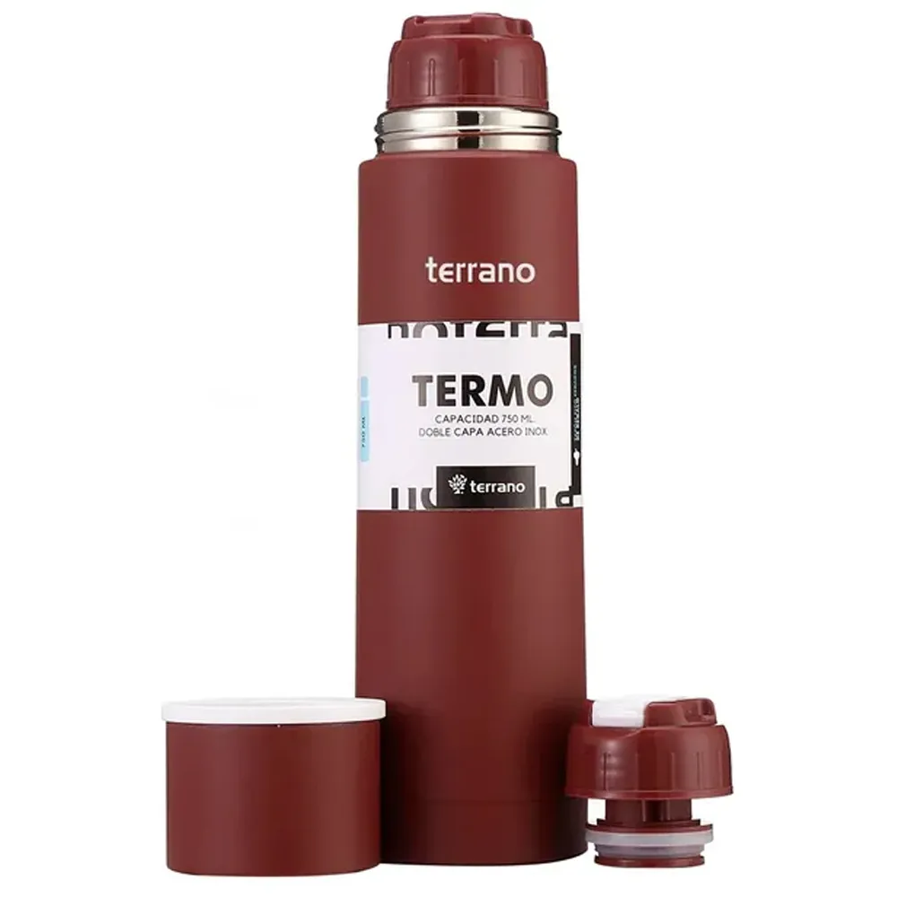 Foto do Produto TERRANO TERMOS Y VASOS BALA AC402022021 ACERO/METAL 750ML BORDEAUX