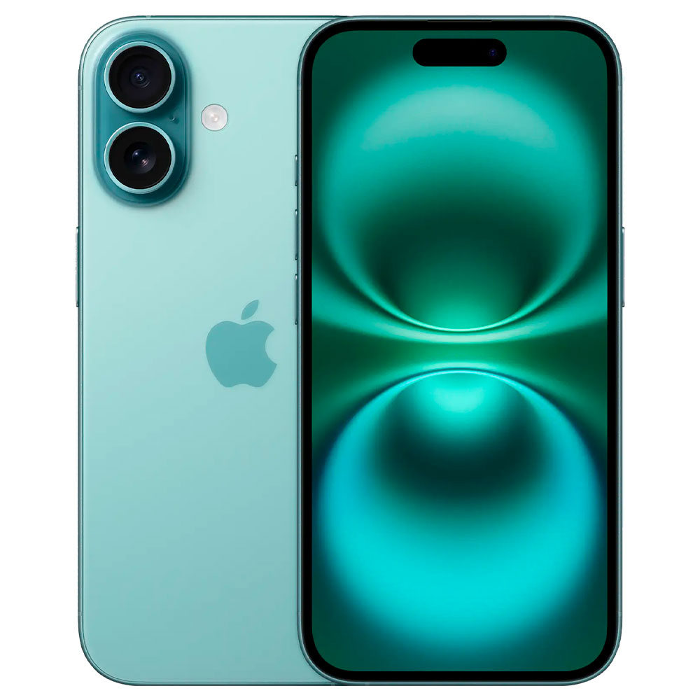 Foto do Produto Apple iPhone 16 MYED3HN/A A3287 128GB / nanoSIM / eSIM - Teal