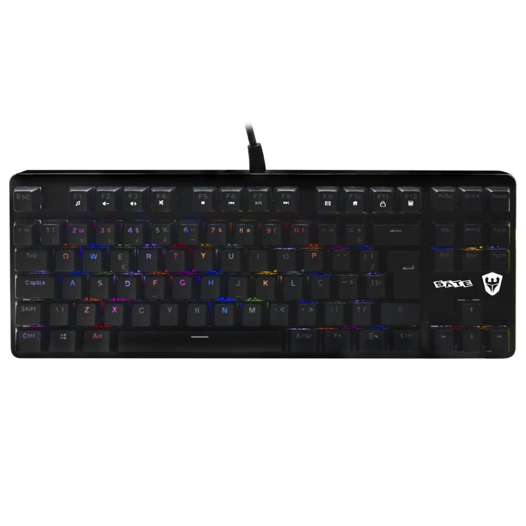 Foto do Produto Teclado USB Satellite Gk-502 Gamer Mecanico Espanhol