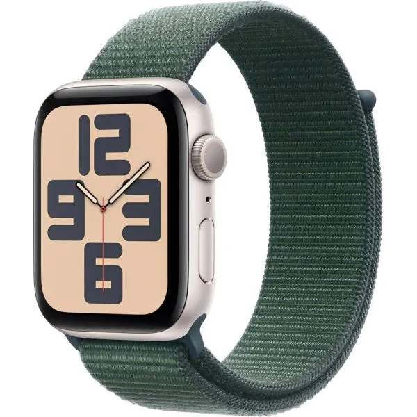 Foto do Produto APPLE WATCH SERIE SE 2 M MXEH3LL/A SPORT LOOP 40MM STARLIGHT/GREEN