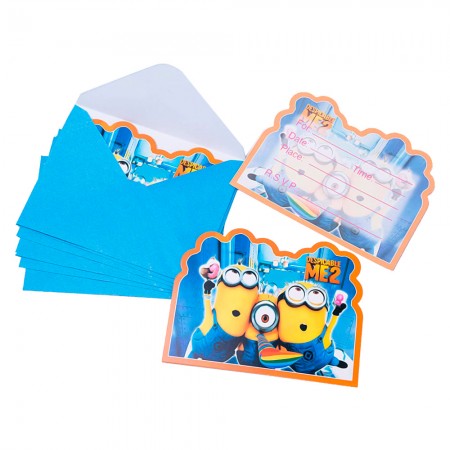 Foto do Produto Convite para Festa Minions 10 Unidades