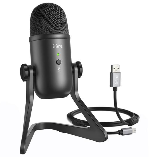 Foto do Produto Microfone Fifine K678 USB