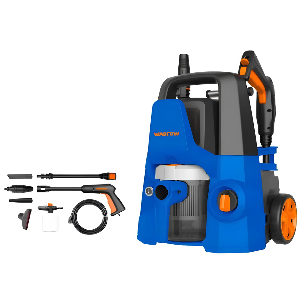 Foto do Produto Lavadora de Pressão Wadfow WHP4A16 2 Em 1 - 1600W - 130BAR - 220V - 50/60Hz - Azul