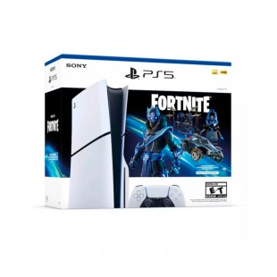Foto do Produto GAME PS5 1TB EUA CFI-2015 SLIM DISCO BRANCO PRETO BIVOLT 573364