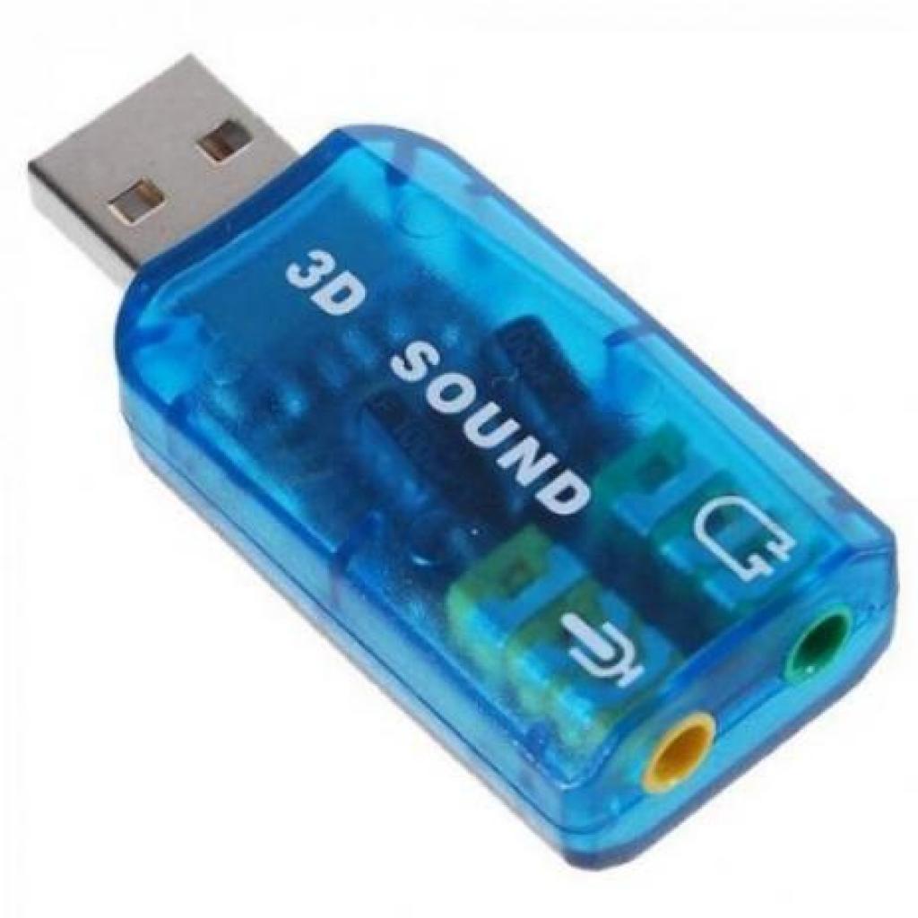 Foto do Produto Placa de Som USB 5.1 3D