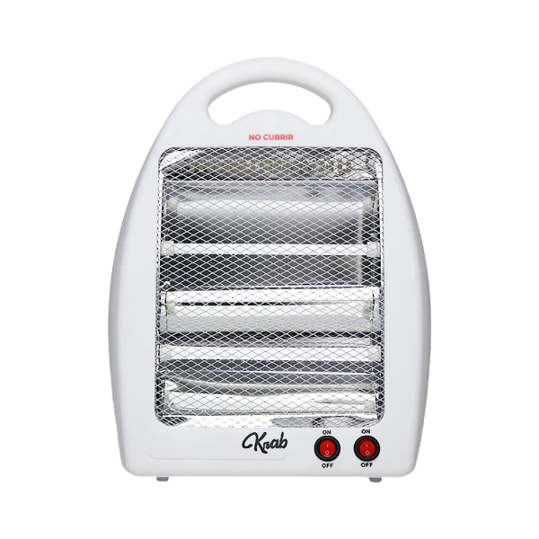Foto do Produto Aquecedor Eletrico Krab KBEP800 Quartzo Portátil / 800W / 220V ~ 50/60Hz - Branco
