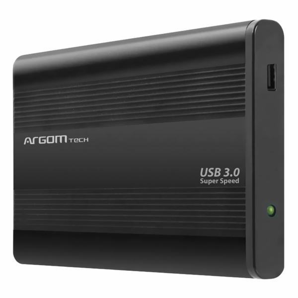 Foto do Produto GAVETA P/ HD 2.5 ARGOM ARG-AC-1033 USB3.0 PRETO