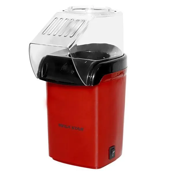 Foto do Produto Pipoqueira Elétrica MegaStar PS-1200 1.200 watts 220V ~ 50/60 Hz - Vermelha/Preta
