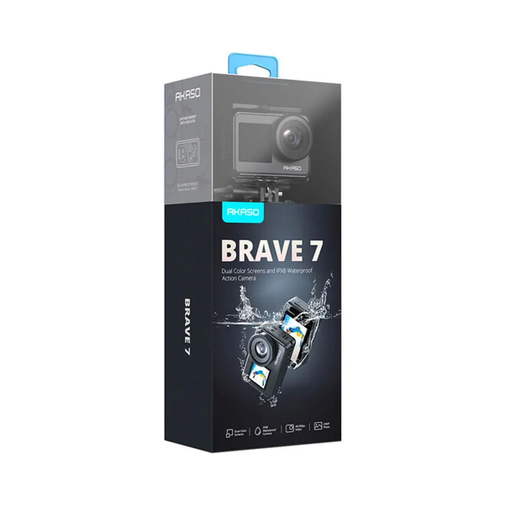 Foto do Produto AKASO CAMARA BRAVE 7 GO BEYOND 2″ GRAY