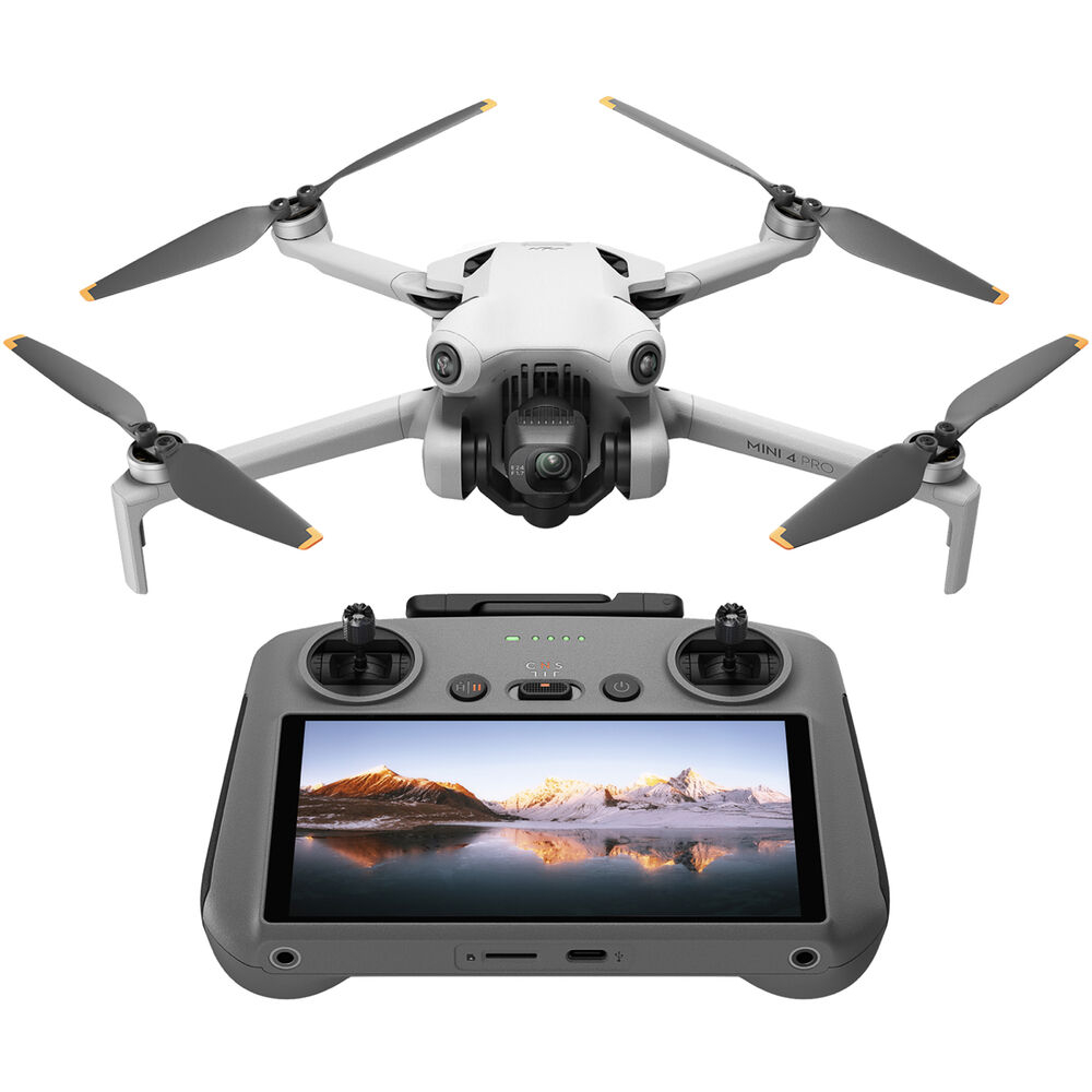 Foto do Produto Drone DJI Mini 4 Pro (DJI RC 2) (GL) - 4K - Com Controle - GPS - Cinza