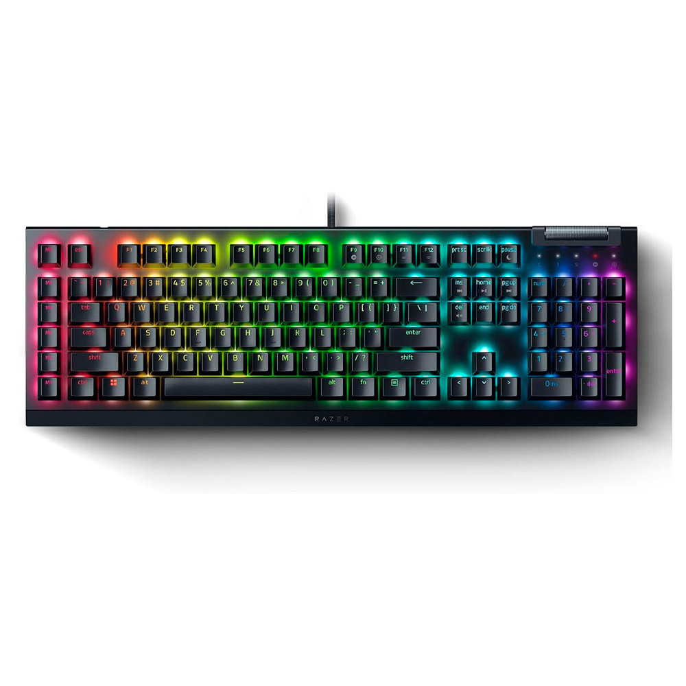 Foto do Produto Teclado Mecânico Razer Blackwidow V4 X Gaming Green Switch USB US - RZ03-04700200-R3U1