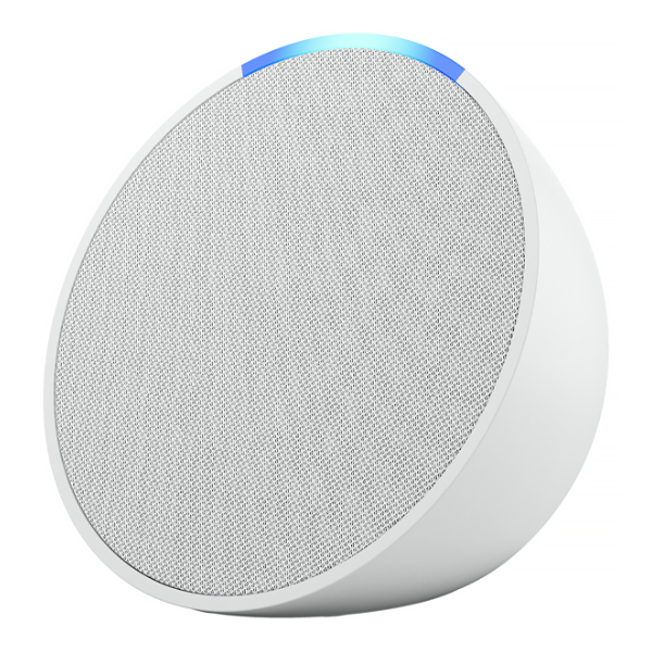 Foto do Produto Smart Speaker Amazon Echo Pop C2H4R9 1RA Geração / Wi-Fi / Bluetooth - Glacier White