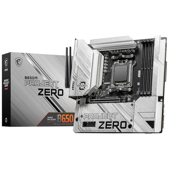 Foto do Produto Placa Mãe MSI B650M Project Zero AMD Soquete AM5