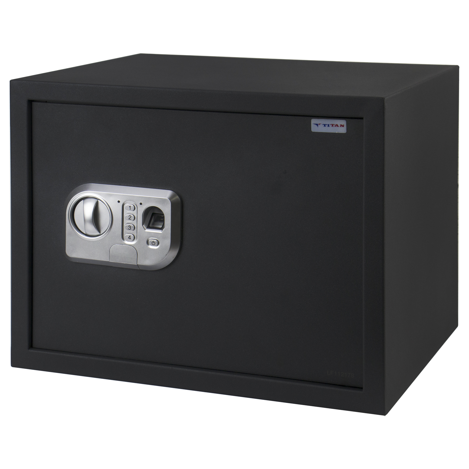 Foto do Produto Cofre Titan 38ZQ TCE-7048 - 4 Dígitos - Com Impressão Digital - Preto