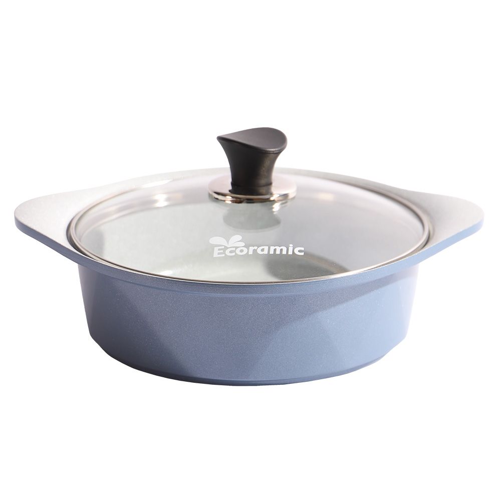 Foto do Produto ECORAMIC CAZUELA CERAMICA C/TAPA AZUL 22CM