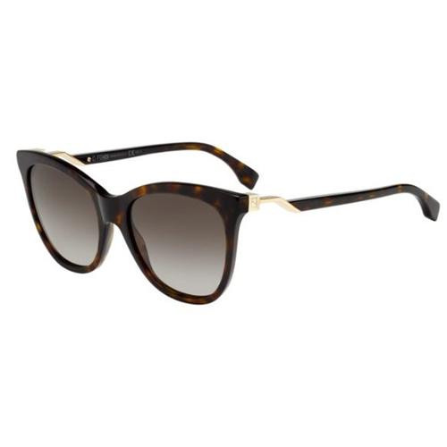 Foto do Produto Óculos de Sol Fendi Cube FF 0200/S 086HA Tamanho 55, Feminino - Marrom