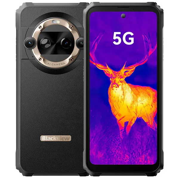 Foto do Produto Celular Blackview BL9000 Pro NFC Dual SIM de 512GB/12GB RAM de 6.78" 50+13MP/50MP - Luxary Gold