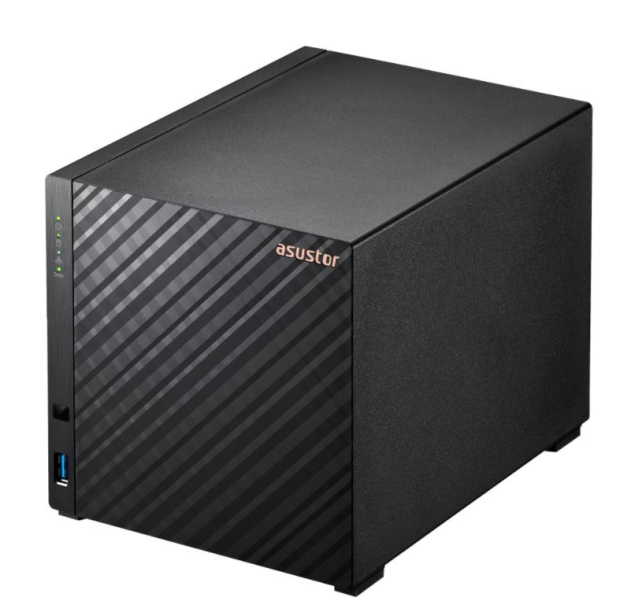Foto do Produto Servidor NAS ASUSTOR AS1104T QC 1.4/4BAY/1G/2.5-GBLAN/2USB32/HD35
