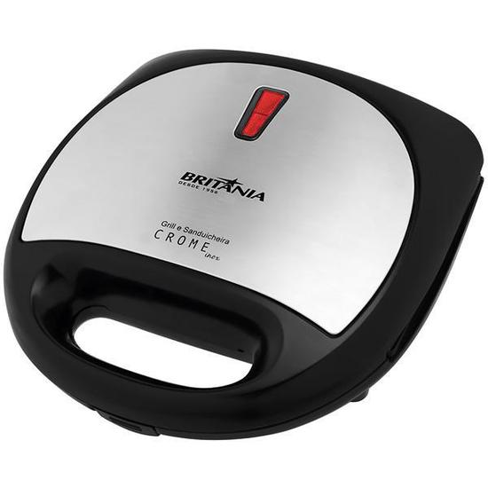 Foto do Produto Sanduicheira Britania Crome Inox 220V