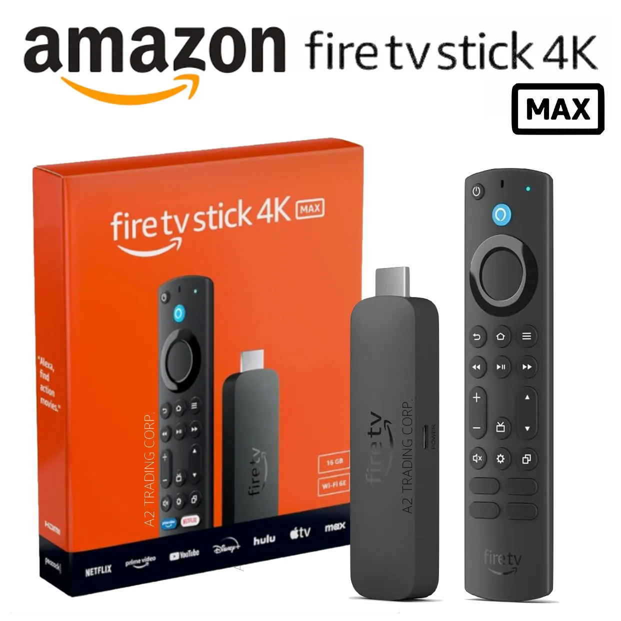Foto do Produto AMAZON FIRE TV STICK SEDA 4K MAX 2DA GEN NEGRO