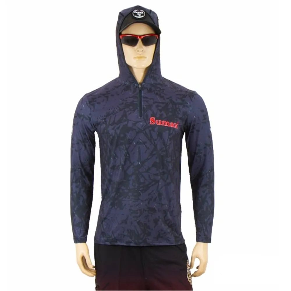 Foto do Produto SUMAX CAMISA DE PESCA BSW2402-S METAL/MADERA UV50+ NEGRO