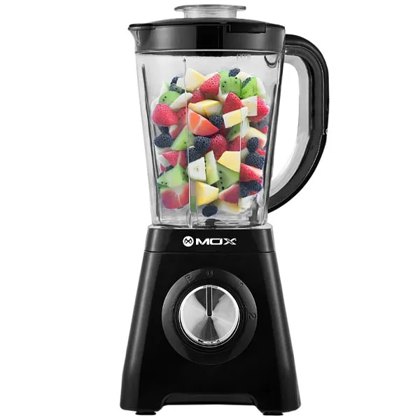 Foto do Produto Liquidificador Mox MO-LC59 / 550W / 2 Velocidades + Pulsar / 1.6 Litros / 110V ~ 50/60Hz - Preto