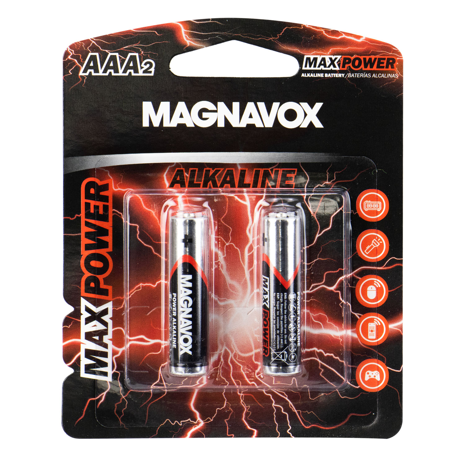 Foto do Produto Pilhas Magnavox MPO5111/MO - AAA - 2 Unidades