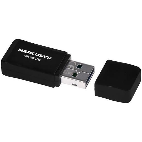 Foto do Produto Adaptador Wireless Mercusys MW300UM 300MBPS