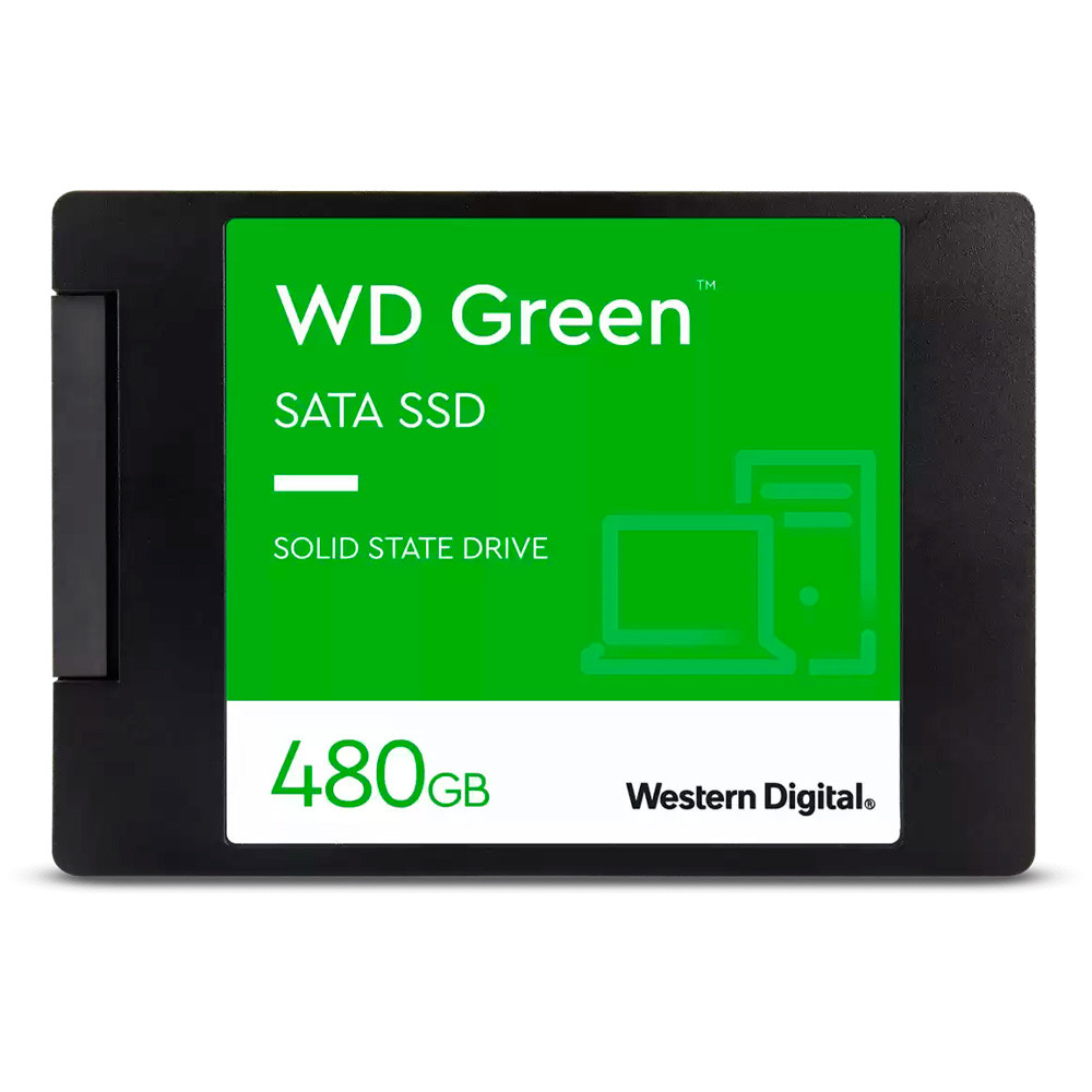 Foto do Produto SSD Interno Western Digital SATA 480 GB Green - WDS480G3G0A