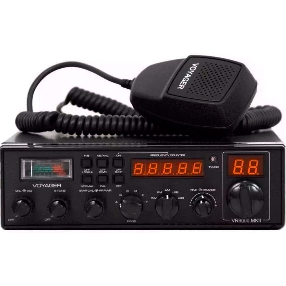 Foto do Produto Rádio Amador Voyager VR-9000MKII - 271 Canais - AM/FM - Preto