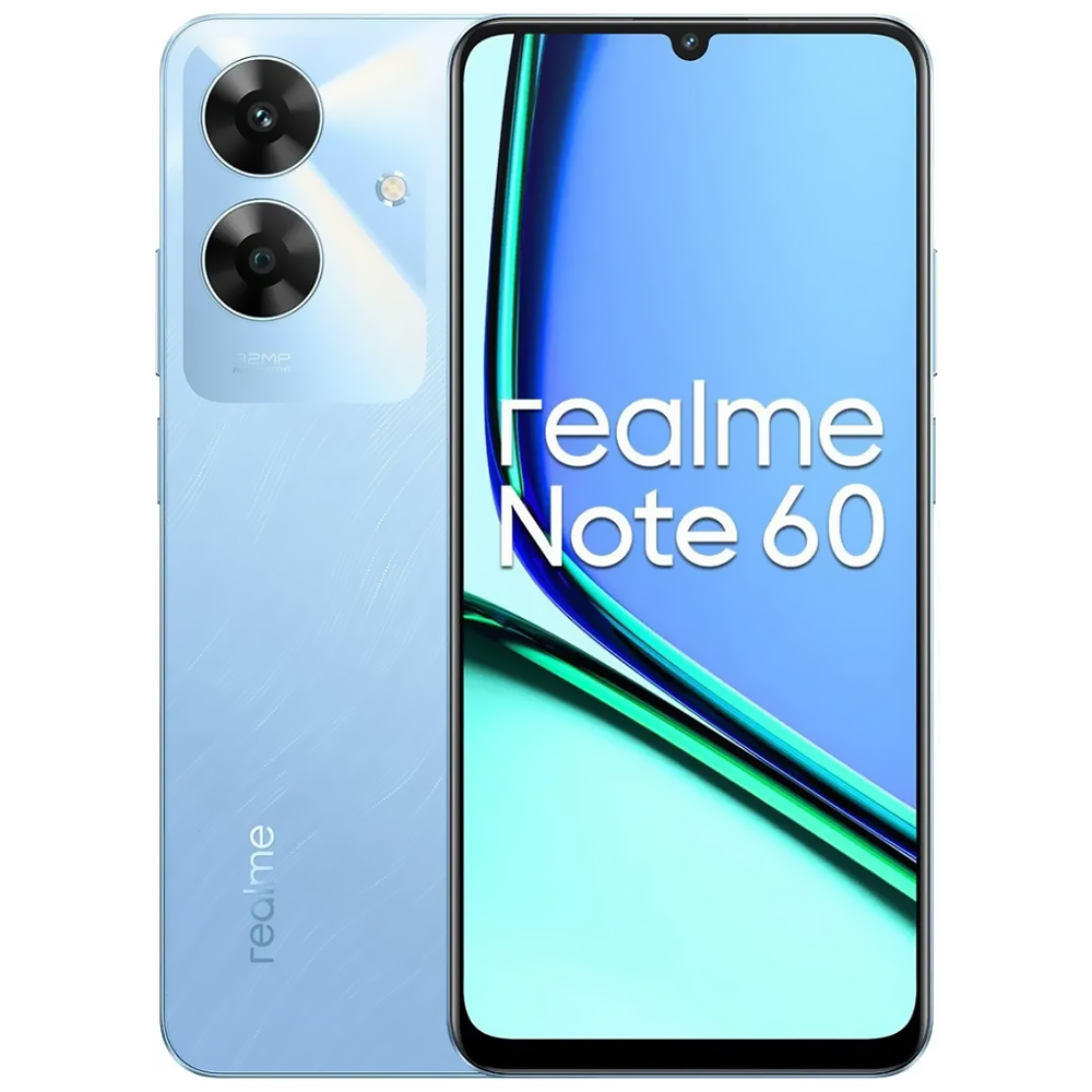 Foto do Produto Celular Realme Note 60 RMX3933 4GB de RAM / 256GB / Tela 6.74" / Dual Sim LTE - Voyage Azul (Anatel)