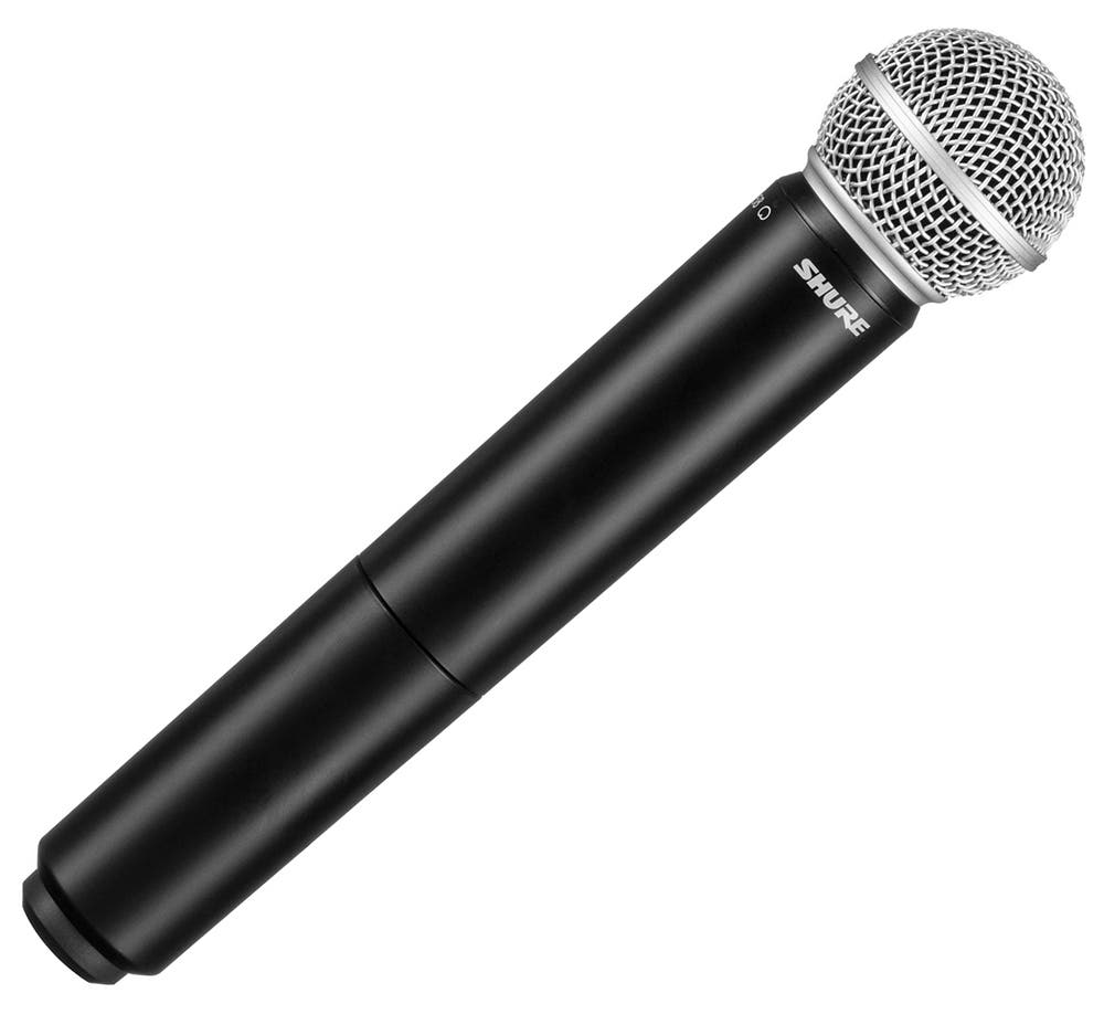 Foto do Produto Microfone Shure BLX24/PG58-J10 sem Fio Preto