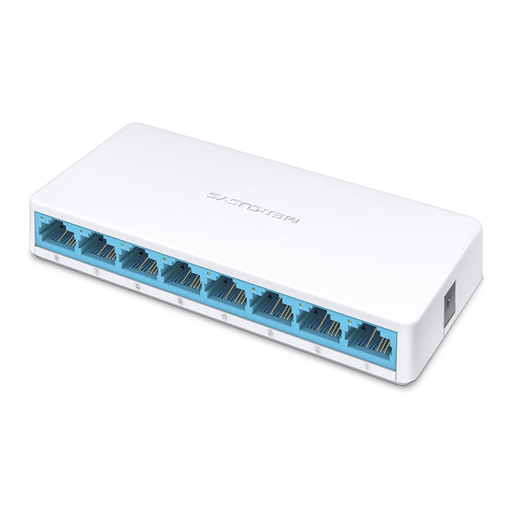 Foto do Produto Switch Mercusys MS108 - 8 Portas - 100MBPS - Branco