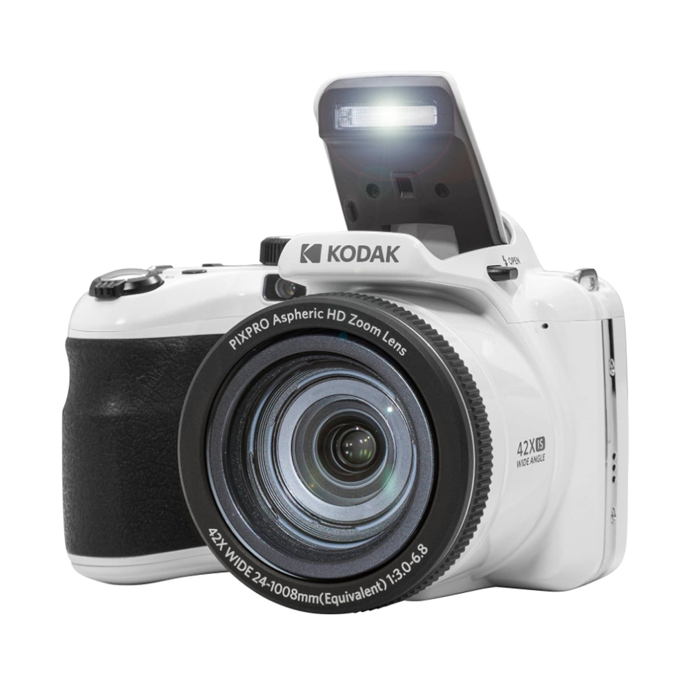 Foto do Produto Câmera Digital Kodak PIXPRO AZ425 - 20MP - Tela 3'' - Branco