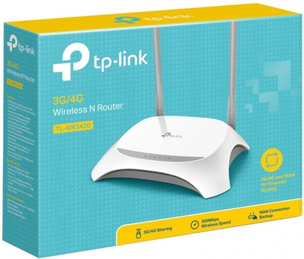Foto do Produto ROUTER TP-LINK TL-MR3420 3G/4G 300MBPS