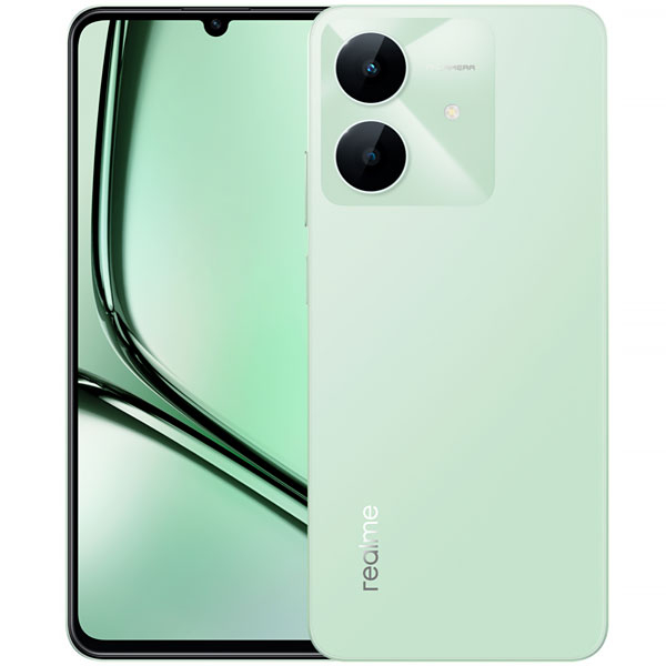 Foto do Produto Celular realme Note 60X RMX3938 Dual SIM de 128GB/4GB RAM de 6.7" 8MP/5MP - Wilderness Green (Anatel)
