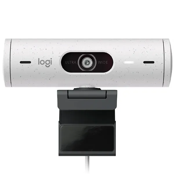 Foto do Produto Webcam Logitech Brio 500 Full HD USB-C - Branco